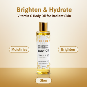 Huile pour le visage et le corps 100% naturelle à la vitamine C, à la niacinamide et à la vitamine <span class=keywords><strong>E</strong></span> pour les soins de la peau, le blanchiment, l'anti-âge et la nutrition - Product Image 3