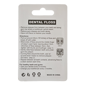 Vente en gros 50M <span class=keywords><strong>Fil</strong></span> <span class=keywords><strong>Dentaire</strong></span> Ciré Saveur Menthe Hygiène Bucco-<span class=keywords><strong>dentaire</strong></span> Nettoyage des <span class=keywords><strong>Dents</strong></span> Nettoyeur Interdentaire - Product Image 6