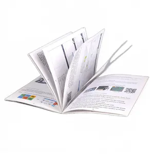 Aangepaste Brochure Papier Afdrukken A4 A5 A6 Marketing Flyer Folder Handleiding Brochure Afdrukken In China