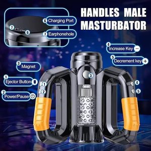 Taza de masturbación telescópica Sexual inteligente automática para adultos, juguete de masturbación masculina, diseño de taza de avión - Product Image 1