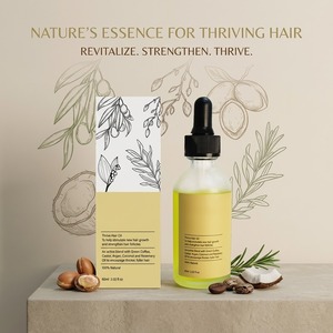 <span class=keywords><strong>Olio</strong></span> Organico Puro alle Erbe <span class=keywords><strong>di</strong></span> Ricino, Argan, <span class=keywords><strong>Cocco</strong></span>, Rosmarino e Zenzero 60ml - Trattamento per la Crescita e la Riparazione dei <span class=keywords><strong>Capelli</strong></span> per <span class=keywords><strong>Capelli</strong></span> Sani - Product Image 4
