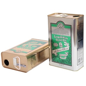 Lata de Metal Cuadrada de 3L para Envasado de Alimentos, de Alta Calidad, Apta para Aceite de Oliva, en Oferta - Product Image 4