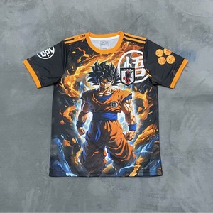 Manga giapponese edizione speciale per il <span class=keywords><strong>re</strong></span> combattenti maglia personalizzata da <span class=keywords><strong>uomo</strong></span> t-shirt con testa di drago con perline di ciliegio - Product Image 3