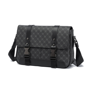 Bolso Bandolera Casual de Cuero PU con Estampado Personalizado para Hombre, Estilo Deportivo, de un Solo Hombro, para Uso Diario al Aire Libre - Product Image 1