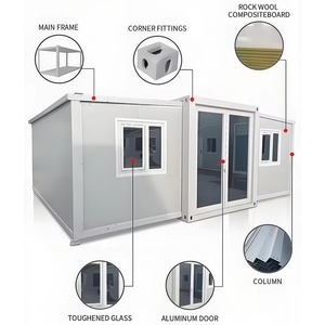 Maison conteneur préfabriquée mobile extensible de 20 pieds, 5 chambres, économique, pour Dubaï, en vente au Kenya - Product Image 5
