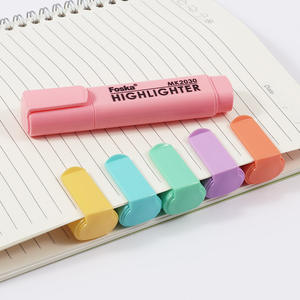 FOSKA Cute Stationary Macaron Color Chisel Tip Water Based Quick <strong>Dry</strong> <strong>Pastel</strong> Highlighter Pen Sets for Home School <strong>Office</strong> Supplies - Product Image 5