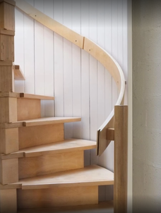 Villa scale curve idee scala a chiocciola prezzi battistrada in legno scala a chiocciola Led scale illuminazione scaletta da Foshan - Product Image 6