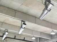 Ventilateur axial en fonte à pression moyenne pour ventilation commerciale, idéal pour tunnels et parkings souterrains