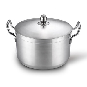 Ensemble de casseroles en aluminium durable, grandes marmites à soupe pour les restaurants et les foyers au Nigeria - Product Image 4