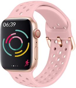 Doux Réglable <span class=keywords><strong>Bracelet</strong></span> de Montre En Silicone Bandes de Boucle Pour L'<span class=keywords><strong>apple</strong></span> <span class=keywords><strong>Watch</strong></span> Series 5 <span class=keywords><strong>D</strong></span>'origine - Product Image 4