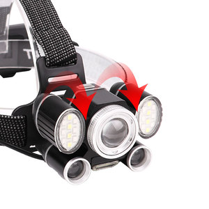Wholesale Rechargeable <strong>Headlamp</strong> 3000 Lumens Fishing Hunting XHP50 P50 Head Lamp Waterproof Zoomable Emergency Outdoor Headlight - Product Image 3
