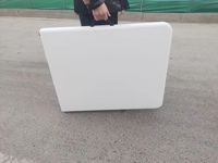 Table pliante en plastique portable rectangle extérieur de haute qualité table pliante en plastique pour banquet de mariage pique-nique camping