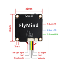 Émetteur vidéo FPV longue portée FLYMIND VTX 4.9G-5.8G 1.6W 2.5W 3W 5W 10W 80CH pour drone de course FPV, pièce de rechange RC