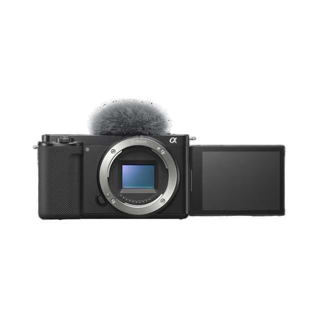Used ZV-E10 Black Mirrorless Camera 24.2MP APS-C Vlog Content Creator 4K Video Fully Articulating LCD Stabilization