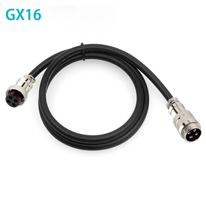 Conector de Aviación GX16 con Cable, Soldadura Macho/Hembra, Doble Cabeza, 2P-10 Núcleos, Arnés de Conexión Sin Aislamiento, Varias Longitudes - Product Image 1