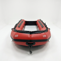 YLS-470 Bateau de pêche gonflable robuste en PVC de 1,2 mm, capacité 8 personnes, pliable, léger, durable et stable pour la dérive