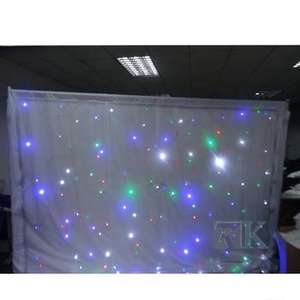 ชุดอุปกรณ์ประกอบม่านกำมะหยี่กันไฟแบบพกพา RK Quick-Assembly ขนาด 6-10 ฟุต ควบคุมด้วยระบบไฟฟ้า พร้อมโครงอะลูมิเนียม สำหรับงานแต่งงาน - Product Image 1