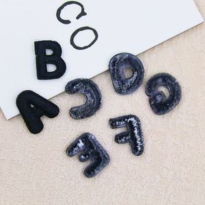 Customize 3d Puff Embroidery Patch Fashionable Letters Custom Patch for Clothing Embroidery <b>Iron</b> <b>on</b> Patches - Product Image 3