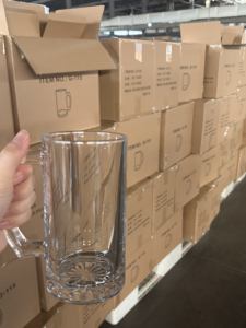 Chopes à bière en verre personnalisables en gros, gobelets à bière pression, gobelets à boissons, réutilisables, écologiques, modernes, luxueux, capacité de 201 à 300 ml - Product Image 3