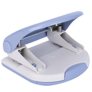 Deli E0119 poinçon 25 feuilles 80mm diamètre 6mm règle réglable Portable métal longue durée utilisation sans effort - Product Image 2