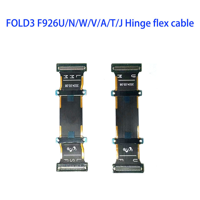 Fit for Fold3 F926 U F B DS W N Foldable Phone Display Flex Cable with Middle Shaft and Hinge Flex