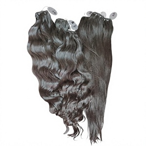 Extensiones de Cabello Humano Virgen Remy Indio para un Cabello Largo, Liso y Natural de Color Negro - Product Image 5