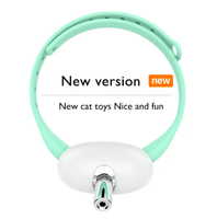 Puntero Láser Eléctrico para Gatos, Juguete Inteligente para Mascotas, Uso en Interiores, Ángulo Ajustable, 41 Collares, Longitud de 8-12 Pulgadas, Tipo-C, 5H, Plástico