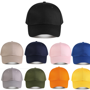 Wholesale 6 Panel Fitted <b>Black</b> Baseball <b>Caps</b> Adjustable Cotton Blank Hats Custom Embroidered logo Baseball <b>Caps</b> for <b>Men</b> - Product Image 1