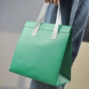 Bolsa Térmica Personalizada con Logotipo, Aislada, de Tela No Tejida, Ecológica, Reutilizable, para Llevar Comida - Product Image 3