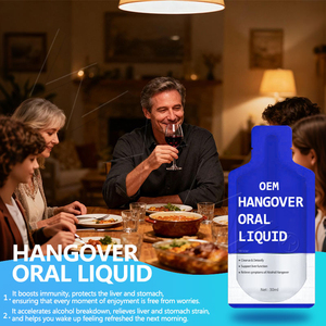 Boisson Détoxifiante pour le Foie Abordable Contre la Gueule de Bois Électrolyte Liquide Oral Anti-Alcool Soulagement Ingrédients Naturels Sûrs Commande en Gros - Product Image 6