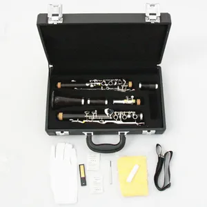 Professional G Key Klarinette Thổ Nhĩ Kỳ Clarinet Gỗ Mun Chất Liệu 20 Phím Mạ Bạc G Tone Clarinet