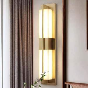 โคมไฟติดผนังแบบชาร์จไฟได้ สไตล์จีนสุดหรู ทำจากทองแดงทั้งหมด สำหรับห้องนั่งเล่น ฉากหลังทีวี หรือข้างเตียง ไม่ต้องเดินสายไฟ - Product Image 4