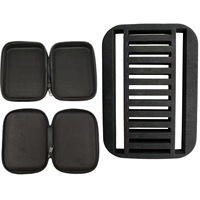 Boîte de rangement portable en EVA rigide pour leurres de pêche, leurres spinner et hameçons, étui de rangement pour matériel de pêche avec logo personnalisé, approvisionnement en gros