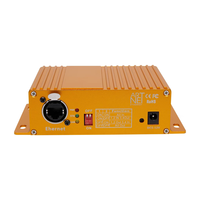 Convertisseur ArtNet DMX512 4 voies Ethernet vers DMX Bidirectionnel, Nœud Art-Net Haute Vitesse ARM RJ45 2048CH, Contrôleur d'éclairage de scène