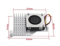 Enfriador para Raspberry Pi 5, Disipador de Calor de Aluminio