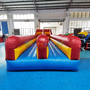 Outdoor party juegos hinchables interactive attraction running racing sports <b>inflatable</b> bungee run games - Product Image 2