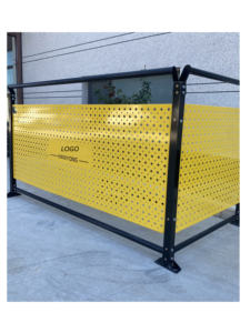 Fabrika atölyeleri için açık Metal yol ayırma bariyerleri Minimum sipariş 1kg - Product Image 4