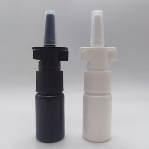 Botol semprot hidung plastik, RTS <span class=keywords><strong>10ml</strong></span> HDPE ukuran Mini padat hitam kosong dengan klip - Product Image 5
