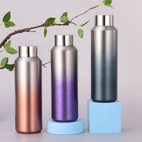 Bouteille d'eau réutilisable en acier inoxydable à prix d'usine, gobelet à café personnalisé, mug à café, coffret cadeau