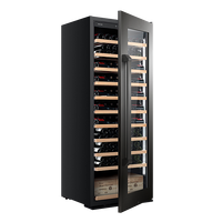 Refroidisseur de vin vertical commercial cave à vin OEM présentoir à champagne 300 bouteilles de réfrigérateur à vin