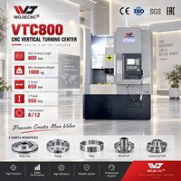 Tour CNC vertical classique VTC800 à haute efficacité pour le tournage de disques