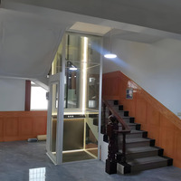Lift Rumah Bersertifikasi UL untuk Penyandang Disabilitas 2-4 Lantai Desain Kontemporer untuk Penggunaan di Villa dan Apartemen