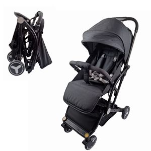 Adjustable Directi Foldable Aluminum Alloy Pushchair <b>Baby</b> Stroller with <b>Bassinet</b> Toddler Featuring Adjustable Backrest - Product Image 1