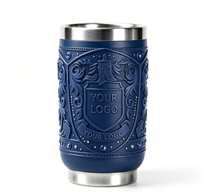 Copa de Cerveza de Acero Inoxidable con Aislamiento al Vacío Four Magic Houses, con Pajita, Taza de Recuerdo para Colección de Fans y Regalo, Lujo Ligero Retro - Product Image 1