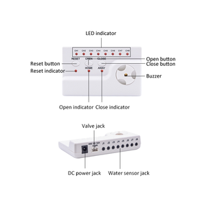 HIDAKA WLD-806 DC12V Phát Hiện Rò Rỉ Với CE Phê Duyệt Nước Meter Cao Nhạy Cảm Hệ Thống Báo Động DN25 Van - Product Image 4