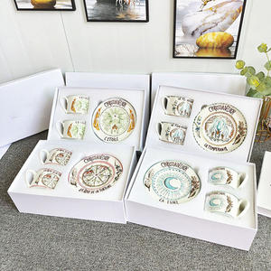 Juego de Tazas y Platos de Cerámica de la Colección Luna, Estilo Europeo de Lujo, Más Vendido - Product Image 5