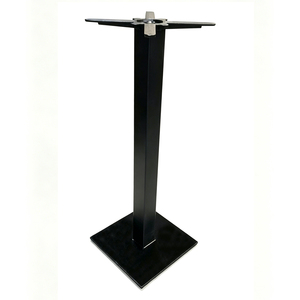 Base de table <span class=keywords><strong>en</strong></span> fonte noire, best-seller, vente <span class=keywords><strong>en</strong></span> gros, bases de table modernes <span class=keywords><strong>en</strong></span> <span class=keywords><strong>métal</strong></span>, bases carrées de haute qualité pour usage extérieur - Product Image 3