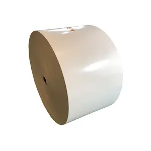 กระดาษเคลือบโพลี/PE/polyethlene 1และ2ด้านสำหรับถ้วยกระดาษ