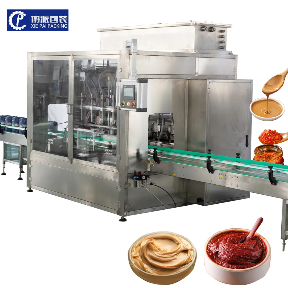 Full Automatic Fruit Mixing Very jam sauce peanut butter Filling Equipment Food Filler Paste