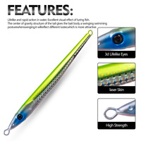 NOUVEAU Leurre Métallique Imprimé NEWMAJOR 30g-100g, Écaille Dorée, Appât Dur Bionique, 5 Tailles pour Bateau en Eau Salée